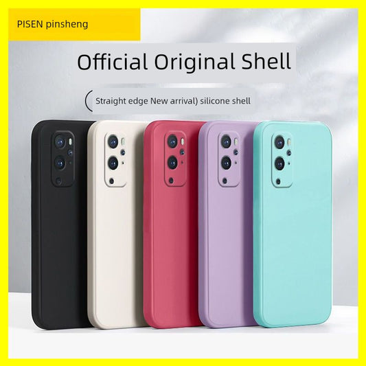Pinsheng Applicable/OnePlus 9 Liquid Silicone Phone Case OnePlus 9RT Pure Color Stain-Resistant Soft Case OnePlus Ace Pro