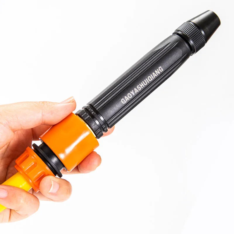 High Pressure Car Spray Gun Adjustable Car Wash Water Gun Sprinkler Connector Hose Sprinkler for Car Cleaning Garden Watering