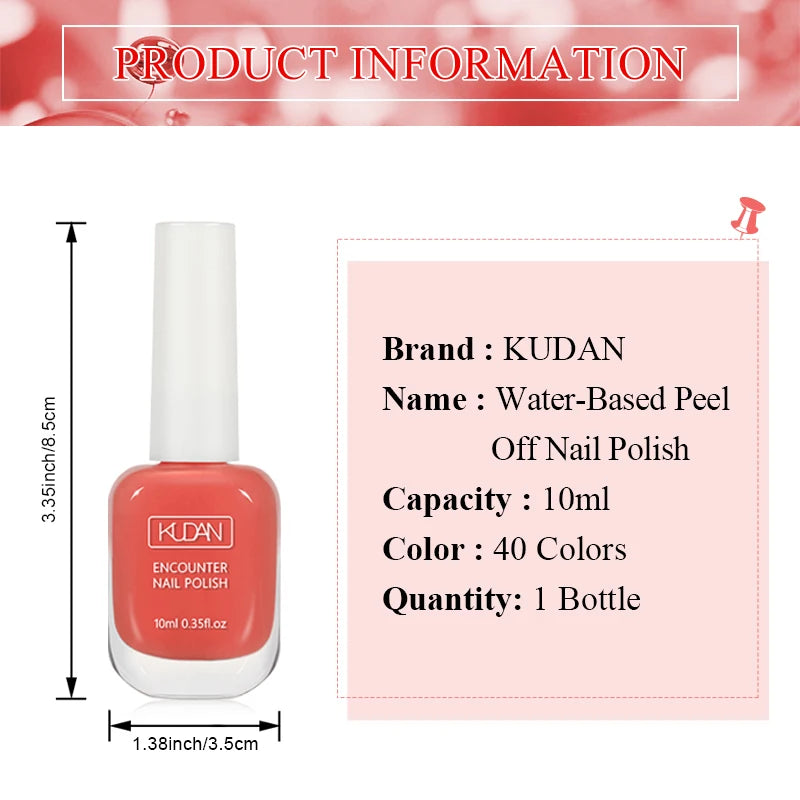 6Pcs/Set 10ml Nude Pink Nail Polish Water-Based Nail Polish Odorless Fast-Drying,No Need To Bake, Suitable For All Seasons Salon