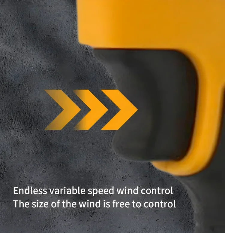 Dewalt  Brush Air Hair Dryer Wireless Turbo Fan Handheld Violent Fan Dryer 20V Rechargeable Dust Removal Tool