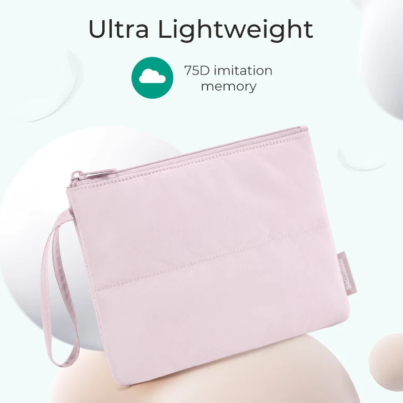 BAGSMART Mini Makeup Bag Portable Cosmetic Storage Bag Earphone Purse Jewelry Organizer Pouch Women Sanitary Napkin