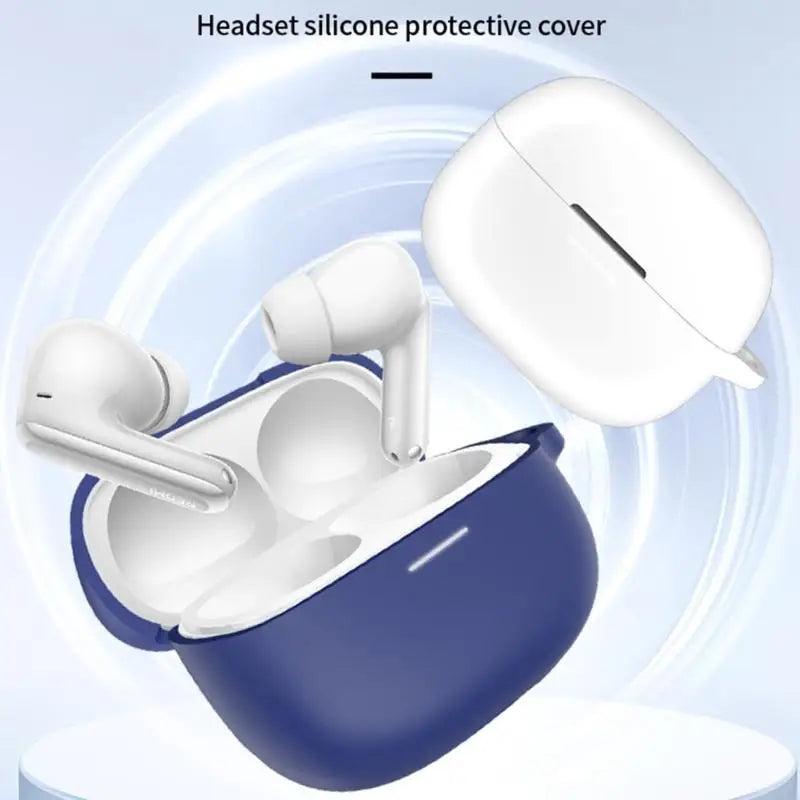 Silicone Protective Case for Redmi Buds 6 Pro Wireless Headphone Protector Case Cover Shell Housing Anti-dust Sleeve
