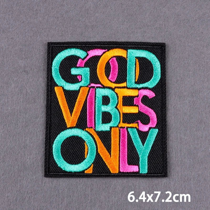 Mandala Iron On Patches For Clothes DIY Embroidery Applique Fusible Patch Ironing Stickers Letters Patch For Jacket Badge