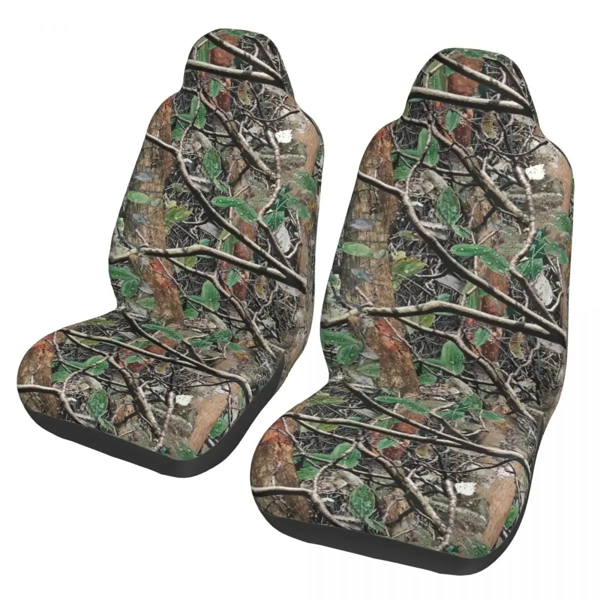 Camouflage Hunting Universal Car Seat Cover Four Seasons For SUV Tree Car Seat Covers Fiber Seat Protector