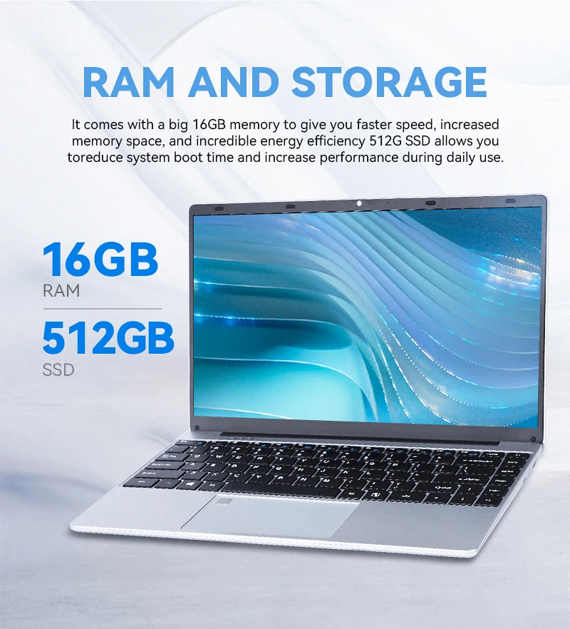 FIREBAT A14 New Arrival 14.1 Inch Ultra Slim 16G RAM 1TB 1920*1080 Fingerprint Portable Intel N5095  Notebook Laptop Computer PC