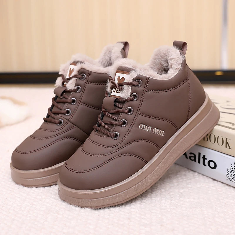 Women's 2025 Winter New Versatile Cotton Shoes Fashion Warm Thick Bottom Skid-resistant Durable Free Shipping Women's Shoes