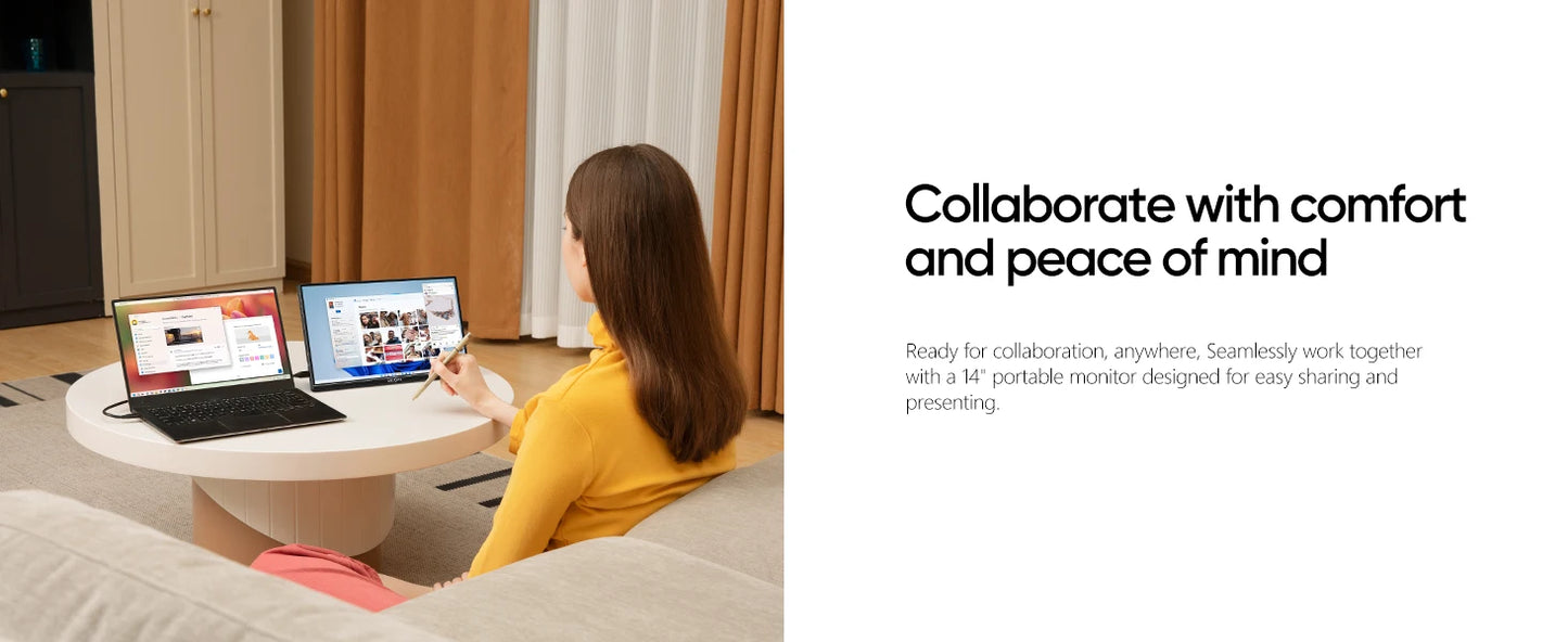 ARZOPA 14.0 inch 1080P FHD Portable Monitor IPS Screen with USB C HDMI External Second Display for Mac,Laptop,PC,Switch,PS,Xbox