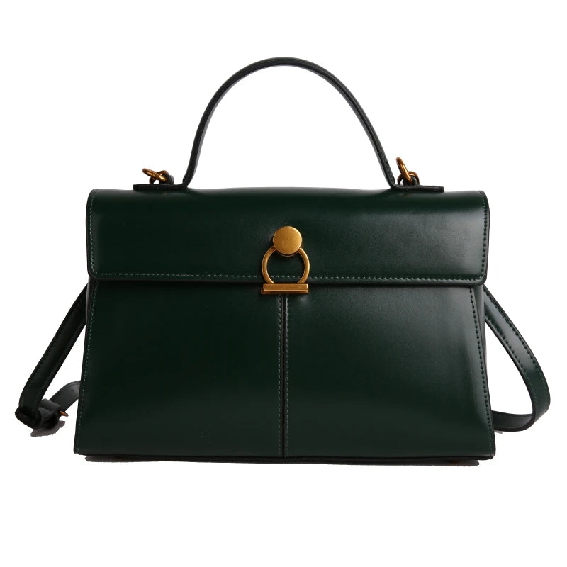 2025 New Classic Style Solid PU Square Shoulder & Crossbody Bags High Quality Sense of Luxury Simple Commute Handbags for Women