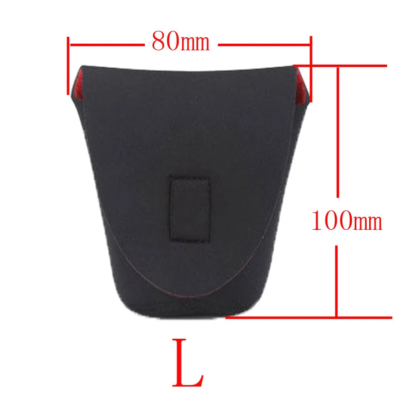 1pcs S M L XL XXL Neoprene waterproof Soft Camera Lens Pouch bag Case Size