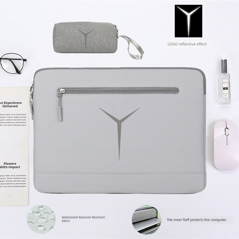 Gaming Notebook Applicable to Lenovo Saver R9000p Laptop Bag Liner Bag 2023 Y9000/7000x/K Waterproof Bubble Wrap Fleece-lined Protective Case 15.6-Inch Drop-Resistant