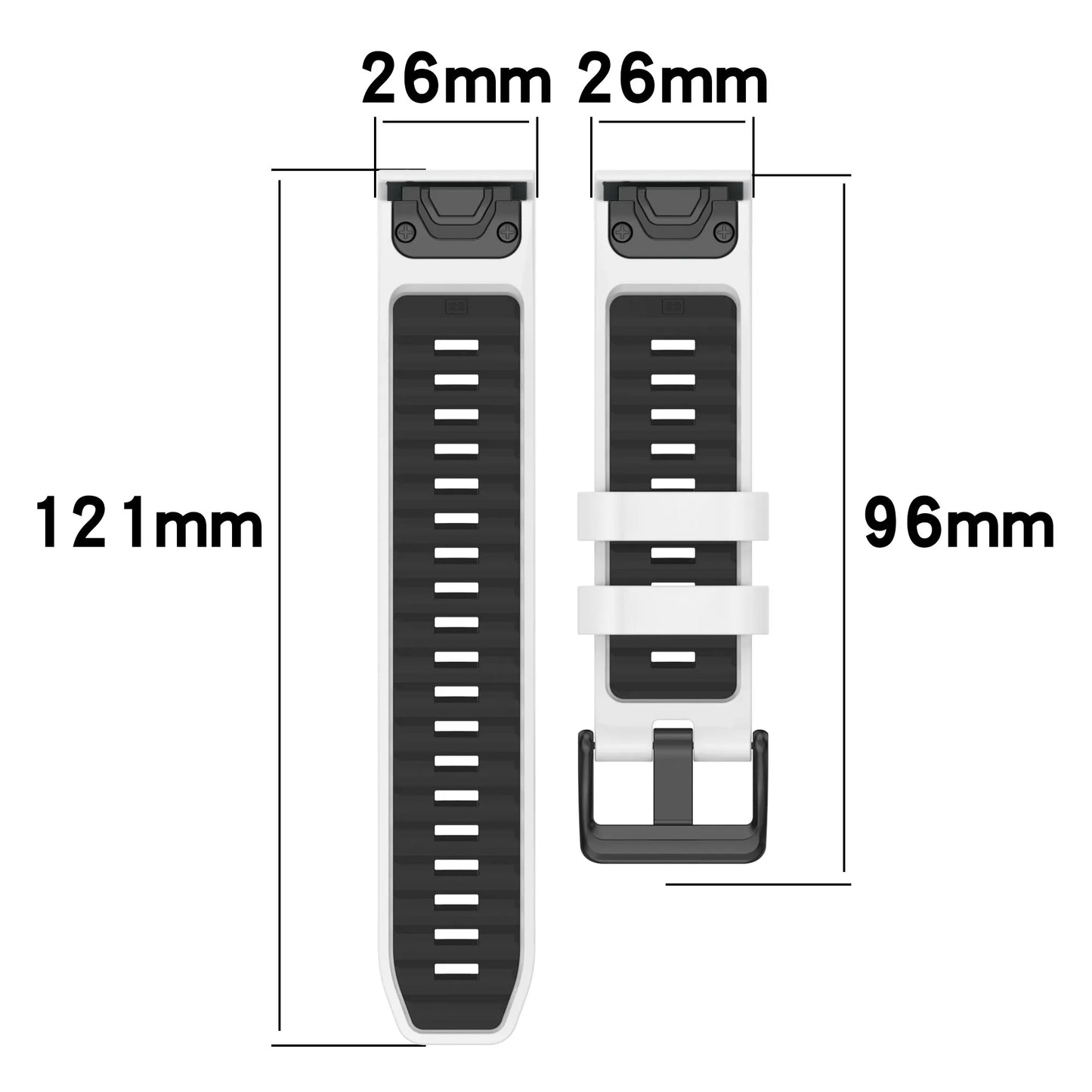 Quick Fit Strap for Garmin Fenix 8 7X 7 Pro Fenix 6X 6 5X 5Plus Tactix 7 silicone belt 22mm 26mm bracelet Fenix 8 band 47mm 51mm