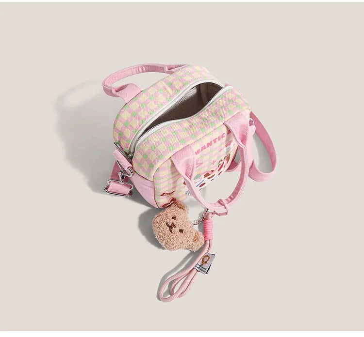 Cute Dog Handbag Women – Versatile Canvas Bag; Shoulder Bag for Men – Large Capacity, Durable and Soft