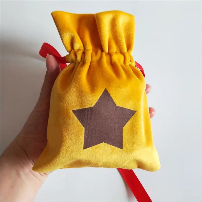 Animal Crossing Kawaii Hand Bags Anime Cosplay Short Plushes Coin Purse Cute Drawstring Bags Earphone Storage Bag Kids Toys Gift