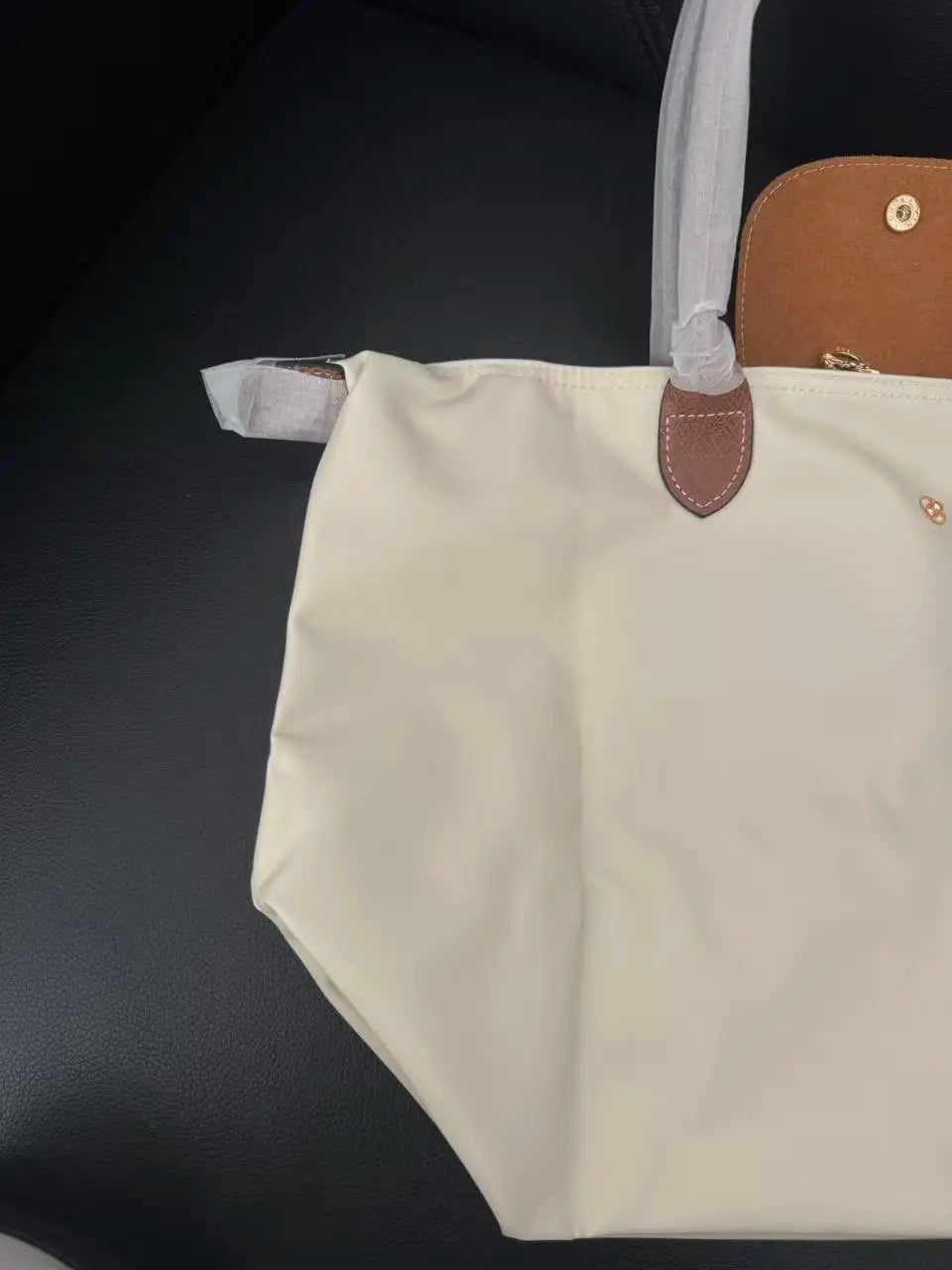 2026 femmes Y2K, sac à main en nylon écologique pliable, sac à bandoulière simple grande capacité Commuter bag