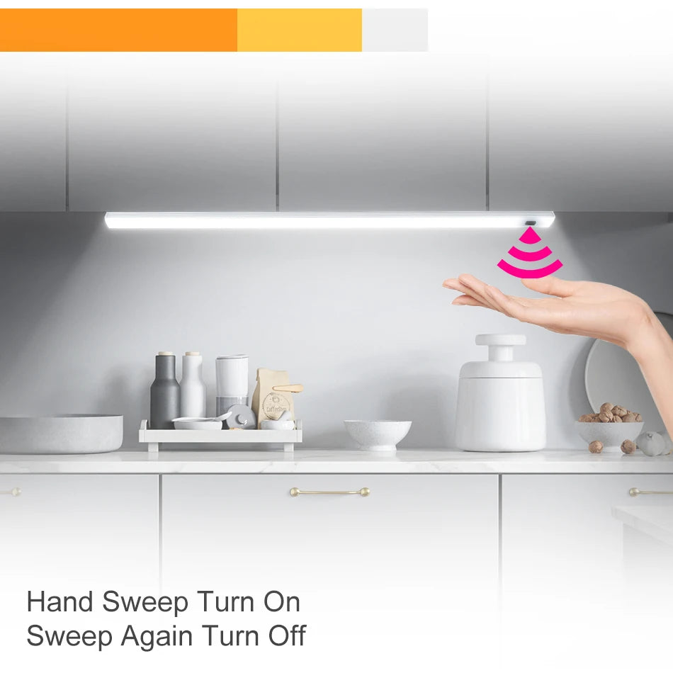 5 V LED Strip USB Desk Lamp Hand Sweep Switch Backlight Motion Sensor Book Table Light Children study Room Kitchen Cabinet Bulb