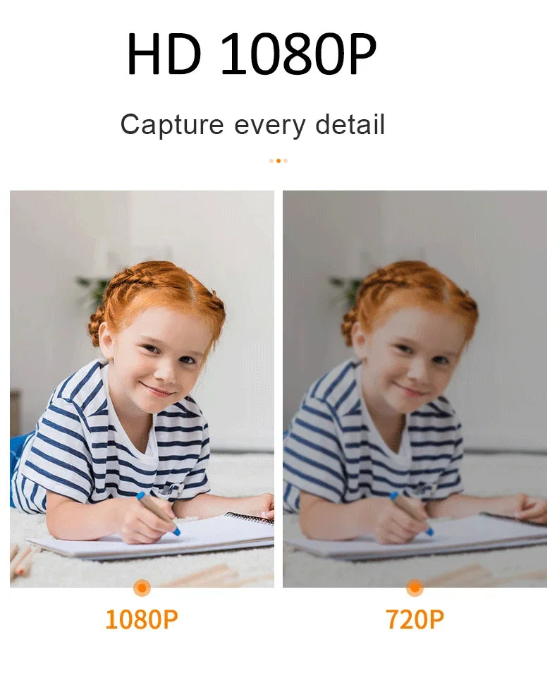 Mini IP Camera HD 1080P Covert Small Nanny Cam Video Voice Recorder Indoor Portable  Security CCTV Camera for Home and Office