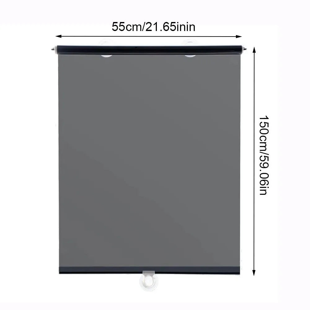 Retractable Front Window Sunshade Telescopic Windshield Anti-UV Sunshade For Truck Passenger Protection High-Definition