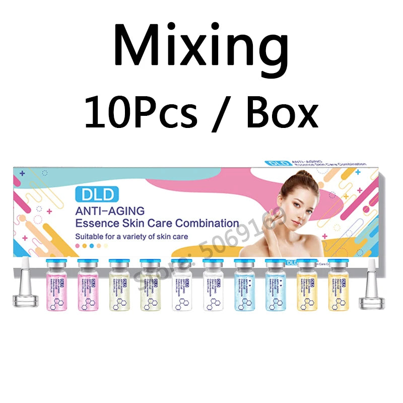 10 vials Korean 5ml BB Cream Glow Beginner Starter Kit Facial Moisturising Sunscreen Essence Foundation Cream Skin Care