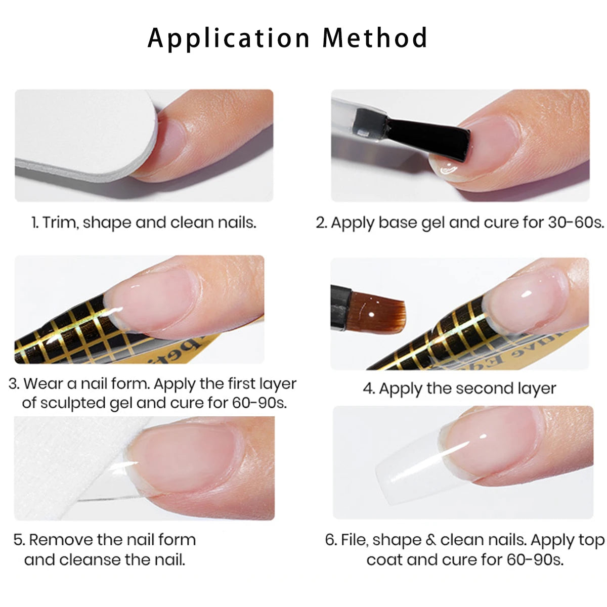 Jillnails Neon Gel Builder 50G Neon Green Pink Orange Red Yellow Builder UV Hard Gel for Nails Extension