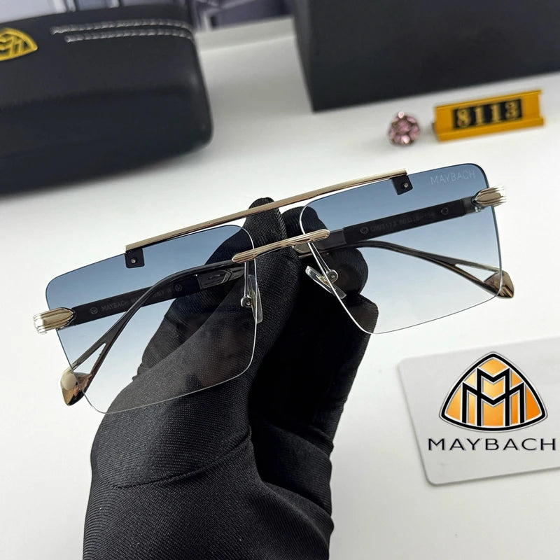MAYBACH Sunglasses Luxury brand UV400 Protection for Men and women Classic Sun Glasses High Quality Eyewears Pilot Goggle 6830