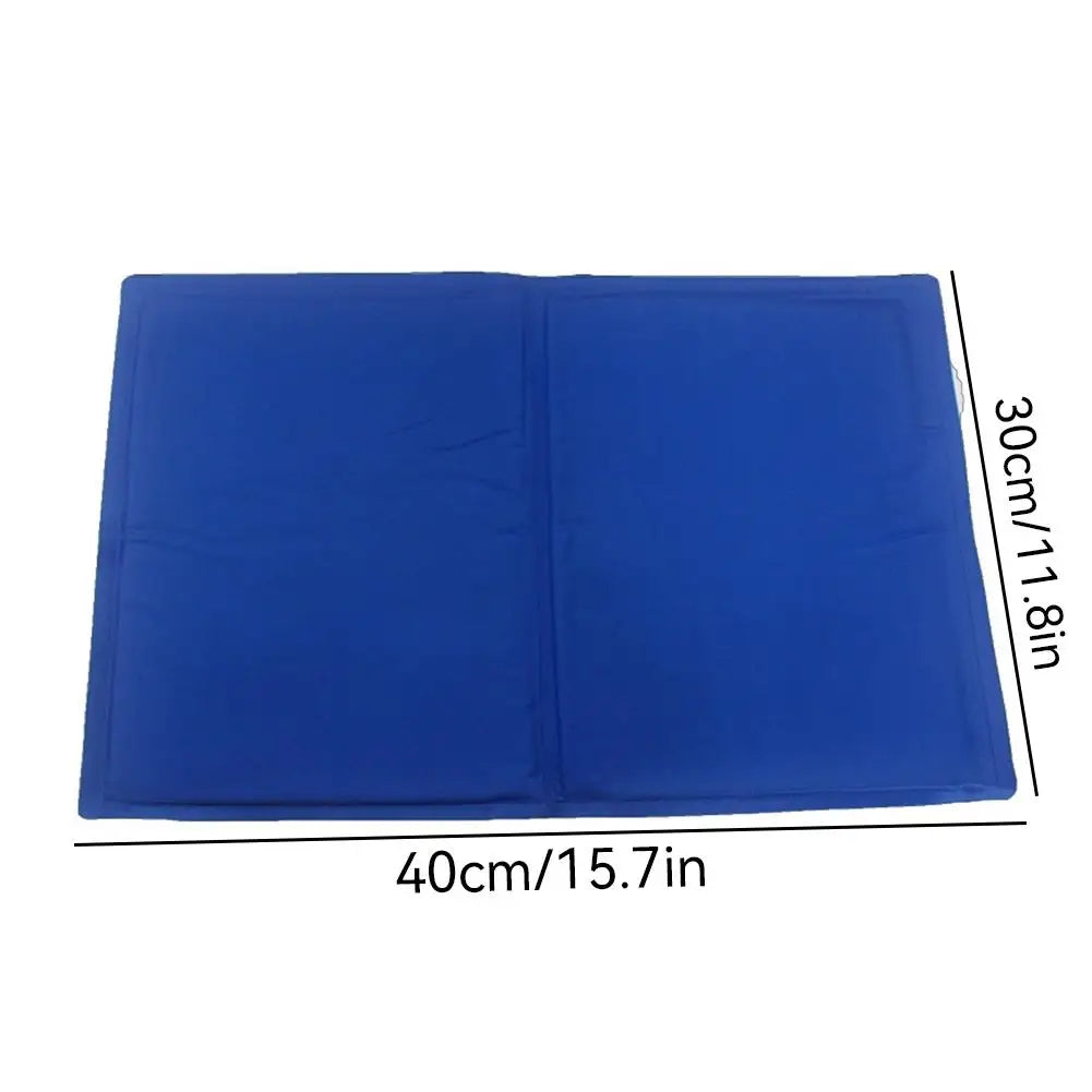 Summer Chill Pad Pet Ice Bed Mats Cushion Dogs Cats Summer Cooler Sleeping Pad Heat Relief Cooling Sponge Gel Pet Supplies