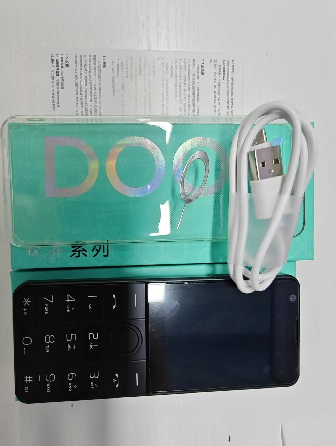 UNIWA DOOV R17 Pro 4G Mobile Phone Smart Touch Screen Whatsapp Android 13 Keypad Phones 3.54" 4GB 64GB 2300mAh Cellphone