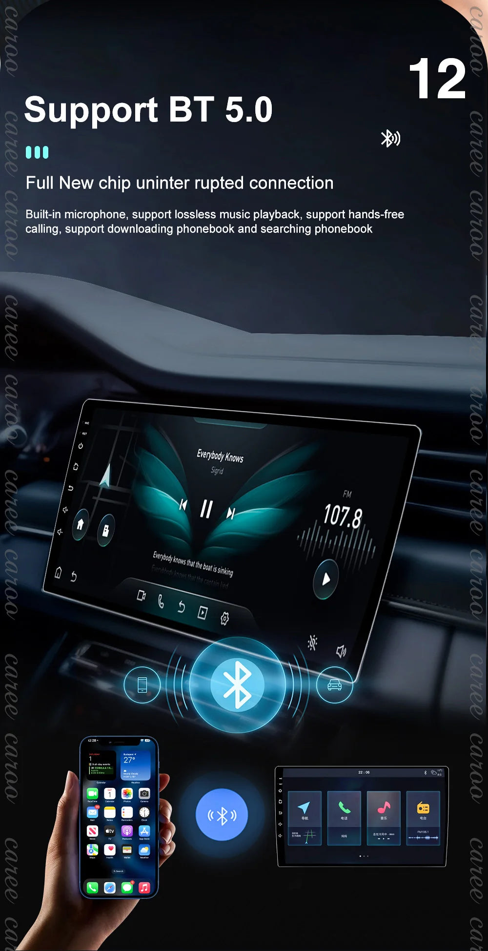 Car Radio Multimedia Player For Chevrolet Sail Aveo 2015 2016 2017 2018 2019 2020 2022 Android 15 Touch Screen GPS Carplay BT