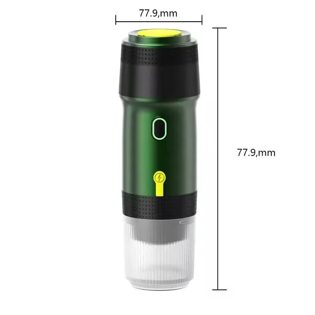 New Electric Portable Coffee Machine Portable Italian Espresso Machine for Car & Home 3-in-1 Capsule Powder Travel Coffee Maker