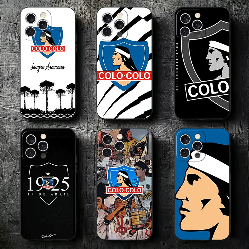 Social Y Deportivo Colo Club Soft Phone Case for iPhone 16 16E 17 Air 15 Pro Max 14 Plus 13 Mini 11 12 7 Black Cover Back Shell