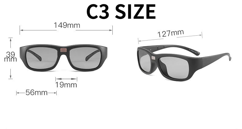 0.1s Color Changing Intelligent Photosensitive Polarized Smart Glasses Sunglasses Men Women Driving Cycling Fishing Sun Glasses