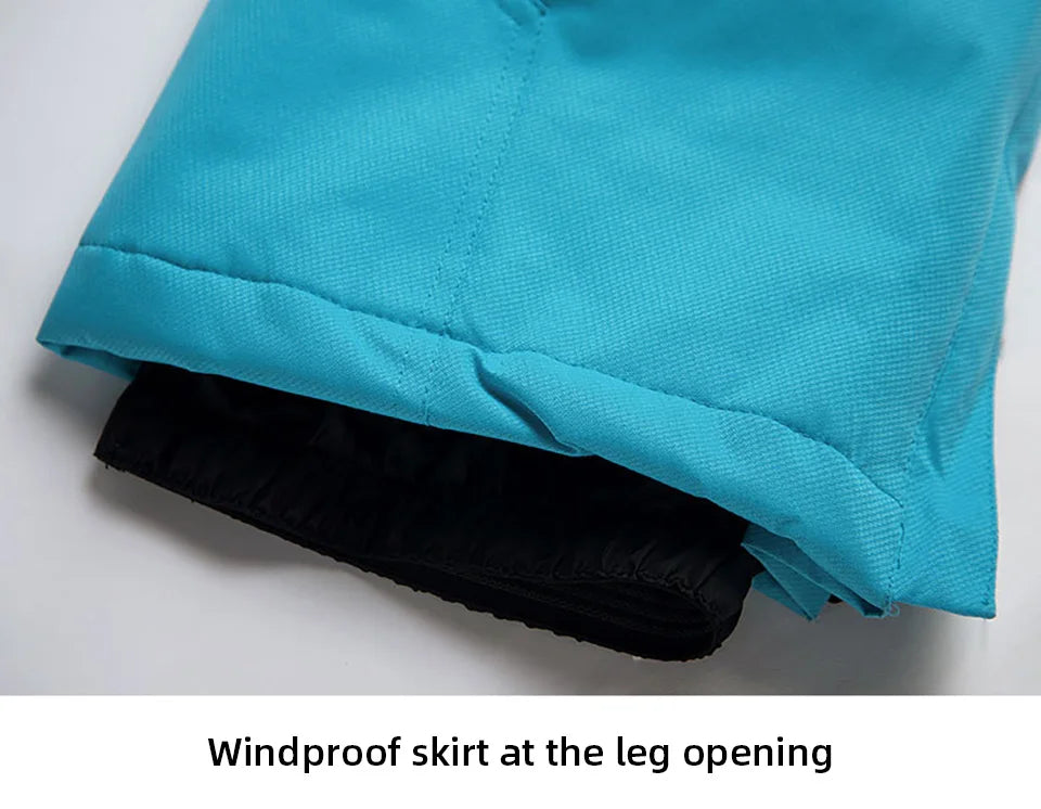 Winter Ski Suit for Men Outdoor Sports Warm Windproof Waterproof Snow Jackets Pants Male Ski Equipment Snowboard Jacket SK032