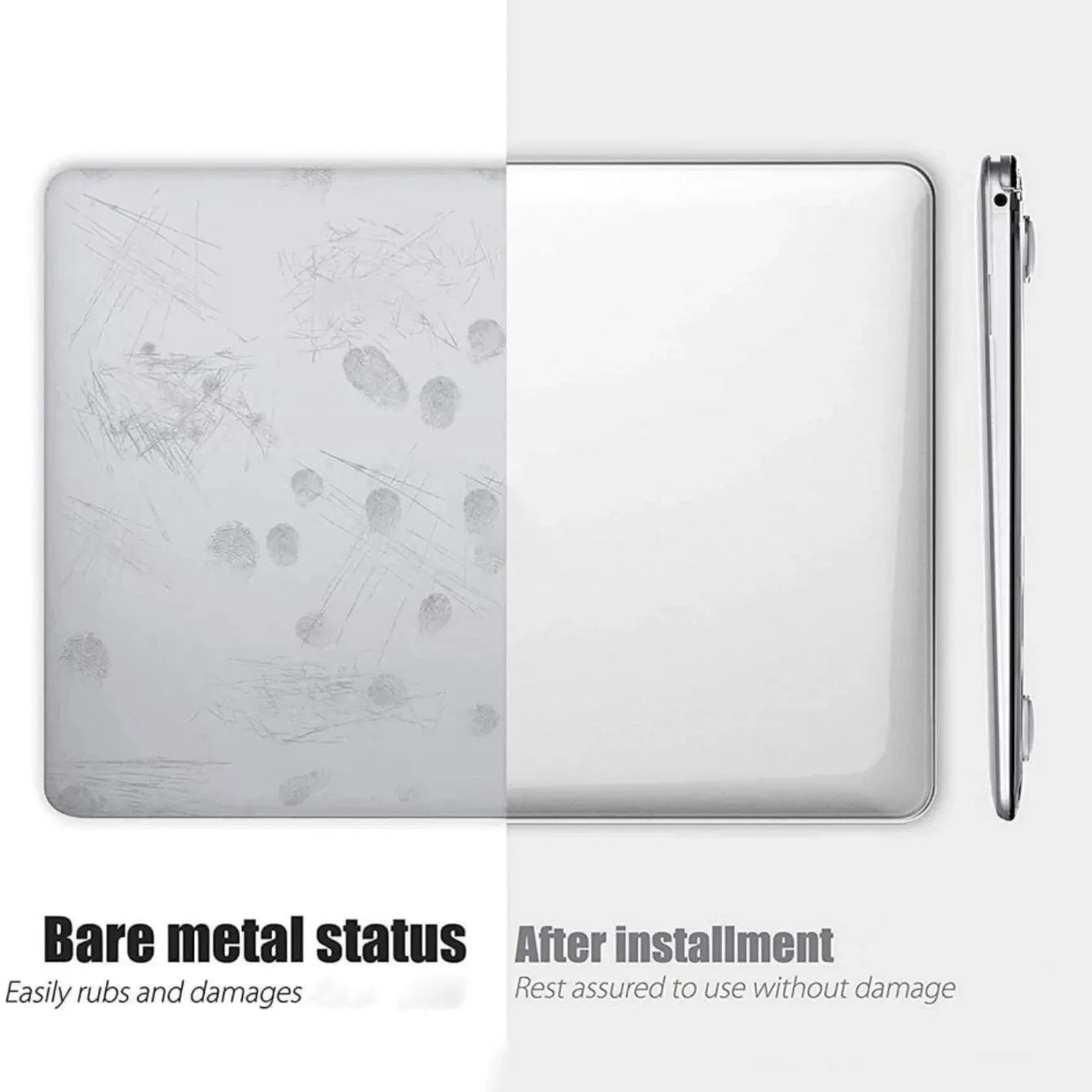 Transparent Macbook Case Compatible With Air Pro,13/14/15/16 Inch Computer Plastic Hard Shell Laptop Cover