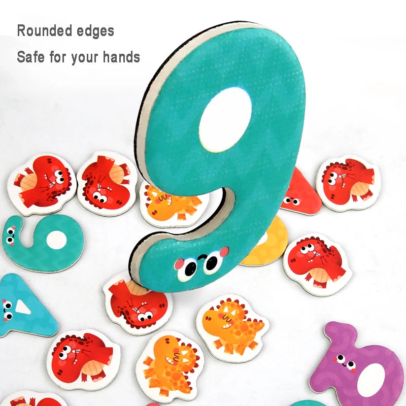 Children's math enlightenment teaching aids, number decomposition, addition and subtraction toys, educational magnetic puzzle