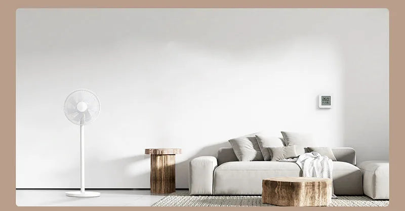MIJIA Floor Fan,7 Blade,Adjustable Wide-Angle 90°,Home Fan For Living Room,Support Connect MI HOME APP Wired Fan