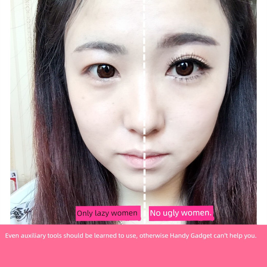 Novice Eyeliner Mascara Anti-Smudge Aid Eyebrow Pencil Eyebrow Stencil Flat Eyebrow Suit Handy Gadget Hot