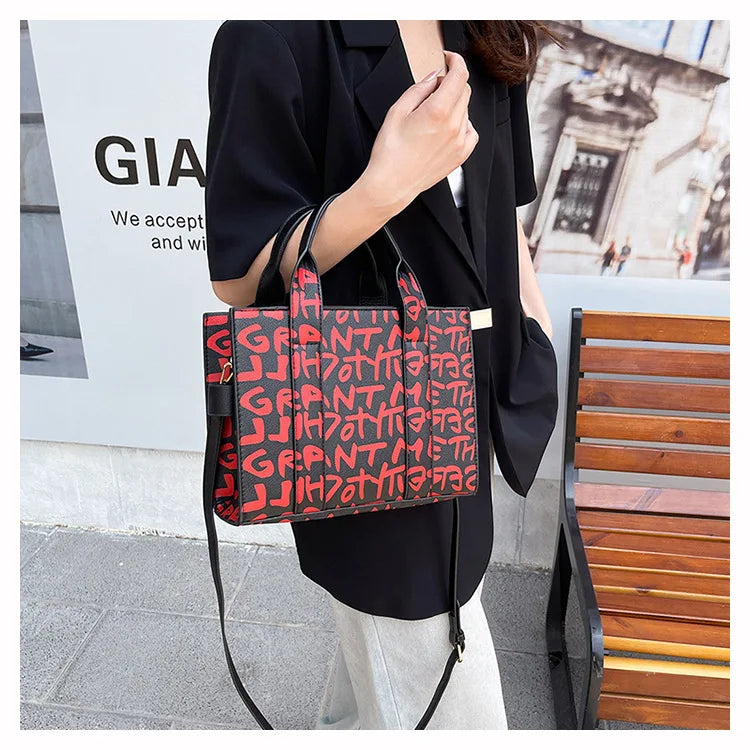 PU Leather Casual Crossbody Bags for Women Ladies Luxury Designer Tote Handbag Female Large Capacity Travel Shoulder Bag Sac