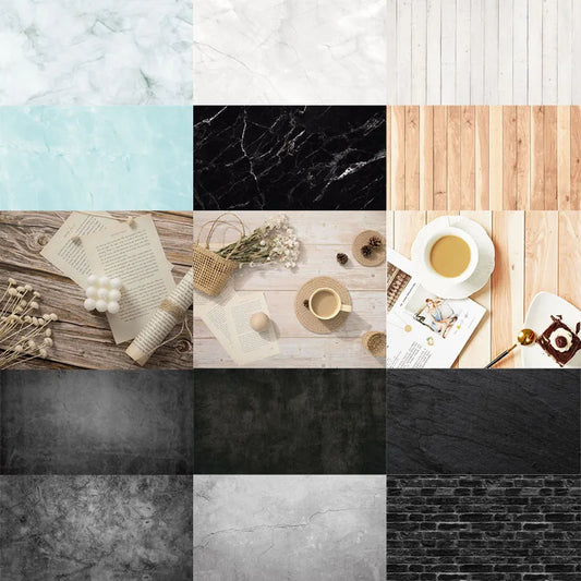 Photo Background for Food Cosmetics Photophones for Photos Art Paper 53X84cm 2Sides Photography Background Backdrops Christmas