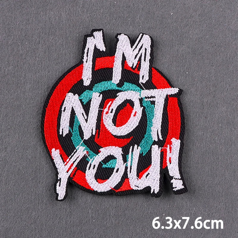 Mandala Iron On Patches For Clothes DIY Embroidery Applique Fusible Patch Ironing Stickers Letters Patch For Jacket Badge