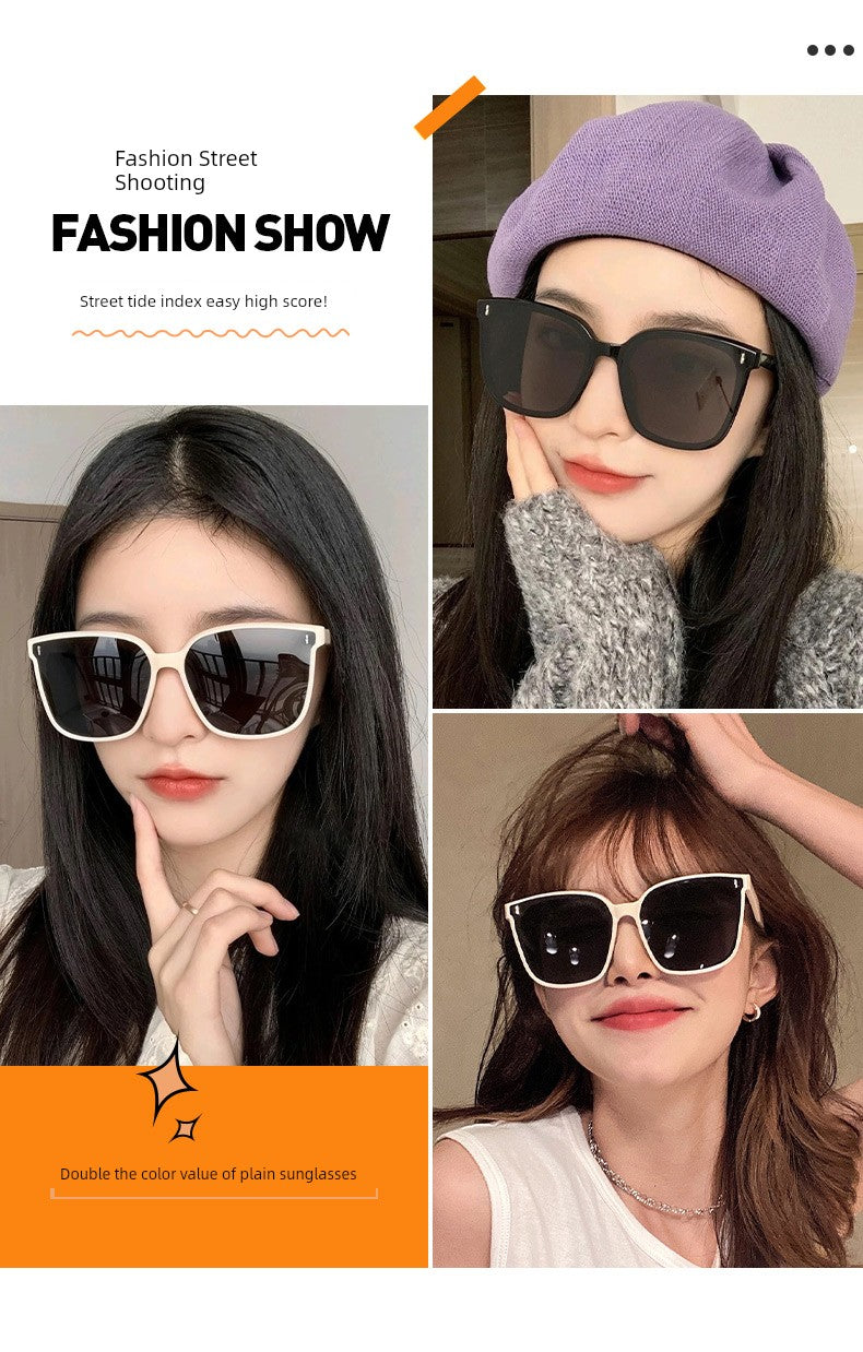 GM Myopic Sunglasses Men Can Wear Degrees for Driving Sun Protection UV Protection 2025 New Sunglasses Women