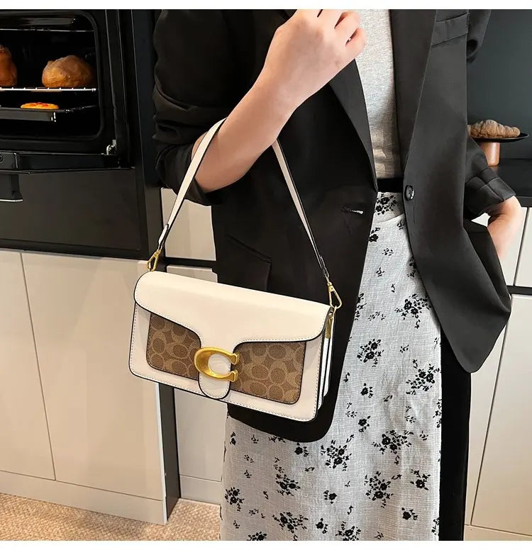 2026 Luxury Designer Diaper Bag: Large Capacity Vintage Leather Tote For Women, Elegant Classic Trendy Handbag With Paris Logo