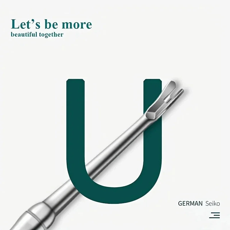 High Quality Cuticle Remover Dead Skin Pusher Surgical Grade Stainless Steel Nail Art Manicure Tool Scraper Nail Cleaner Trimmer