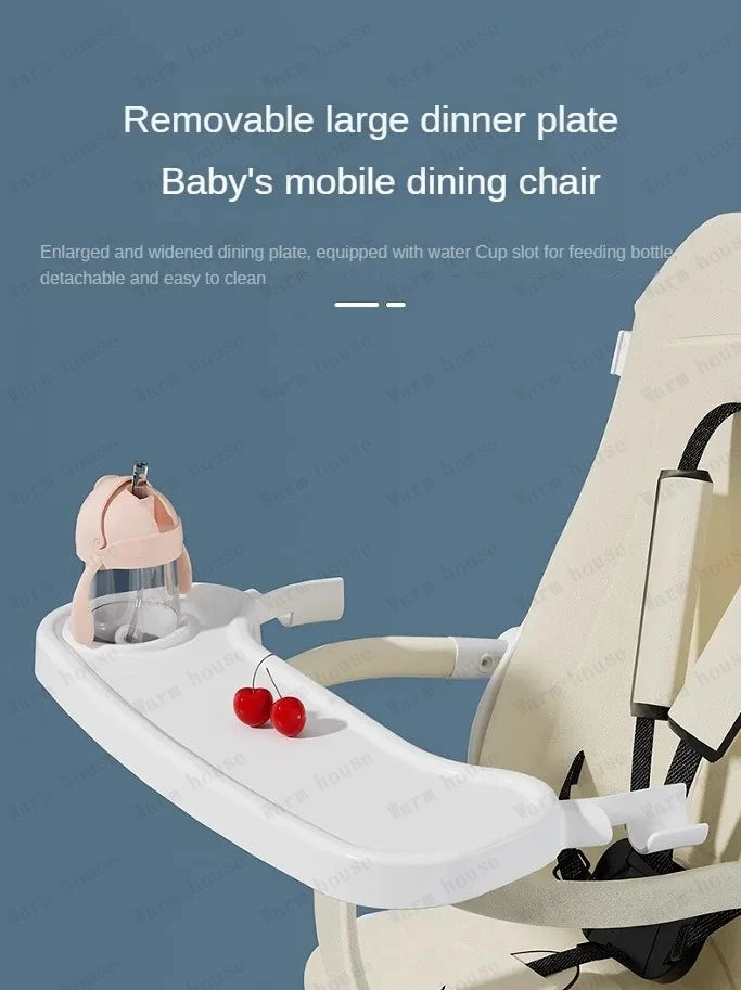 Baby Stroller Lightweight Infant and Toddler Two-way Stroller Reclining and Sitting Children's Single-pole Stroller Collapsible