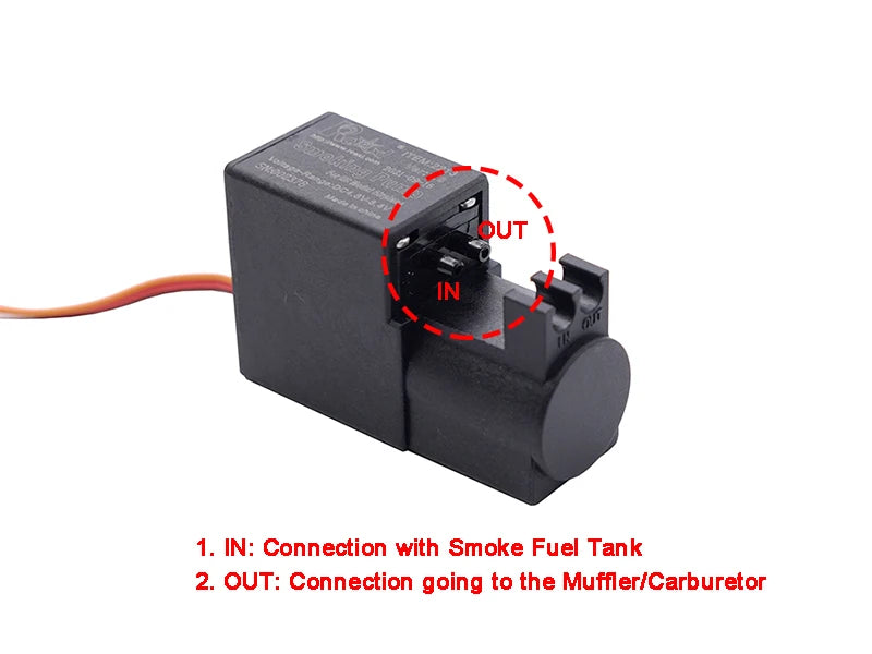 RCEXL Pro Smoking Pump with Adjustable Flow for RC Gas Jet Airplane