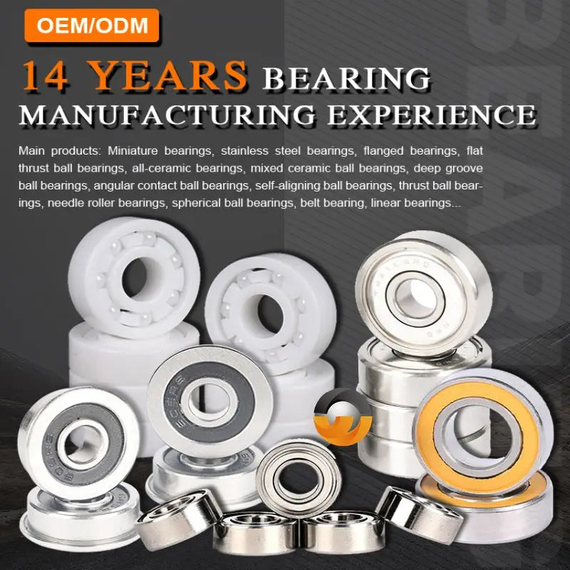 10Pcs MF85ZZ 5x8x2.5 mm ABEC-7 Miniature Flange Bearing Deep Groove Ball Bearing High Quality MF85Z MF85