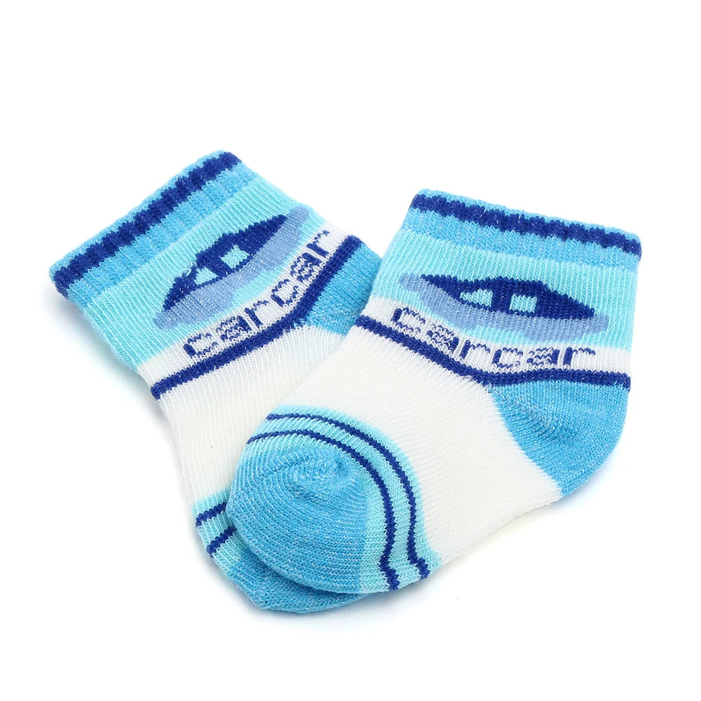 7 Pairs Set for Baby Socks Soft Cotton Cute Animal Smile Face Spring and Autumn for 0-6 Months Toddler Boys and Girls W0040W0052