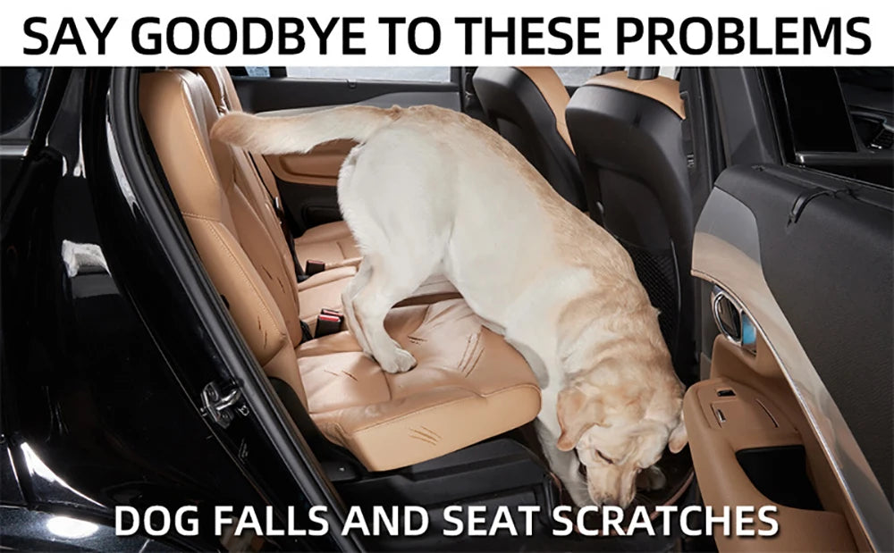 Double Zipper Car Pet Seat Pad Dogs Cats Car Backseat Protector Waterproof Dirt Resistant Solid Color Cars Rear Seats Cushion