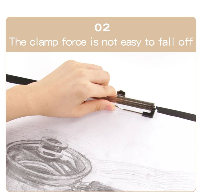 A3 Clipboard - Outdoor Sketching Clipboard, 8K Drawing Board Clip, Student Writing Pad, Office Document Holder