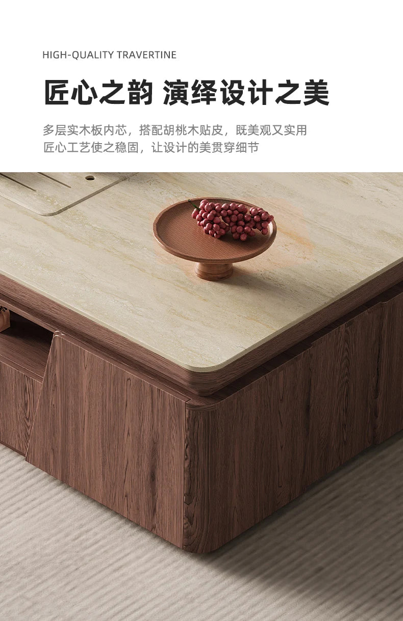 Modern Home Coffee Tables Storage Shelf Table Basse Table Sturdy Frame Easy Suitable Mesa De Centro Sala Living Room Furniture