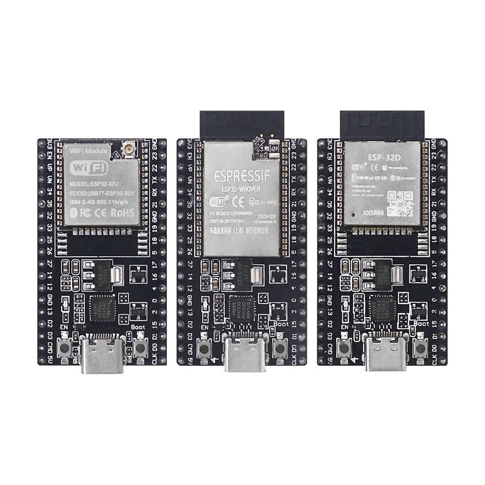ESP32-DevKitC Development Board Can Be Equipped with WROOM-32D/32U Wrover Module TYPE-C Interface
