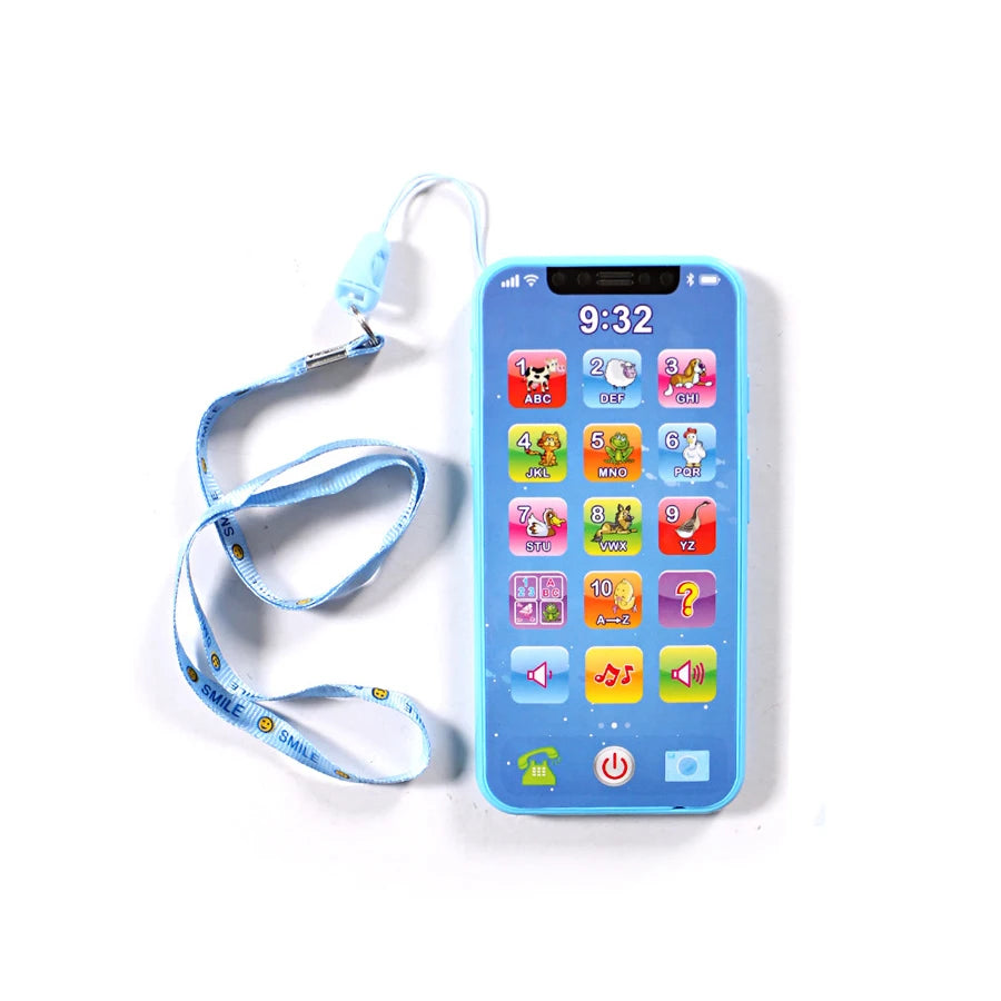 Baby Learning Simulation Mobile Phone Music Toys Early Education English/Russian Learning Machine Children's Vocal Toys